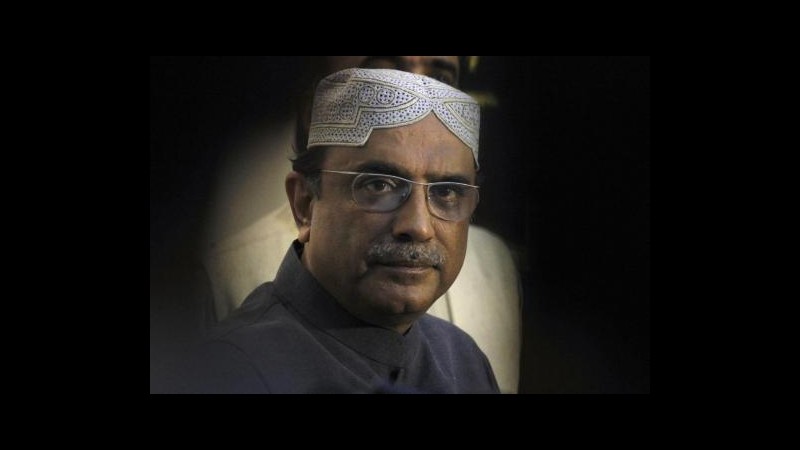 Pakistan, Zardari ricoverato a Dubai per attacco ischemico transitorio