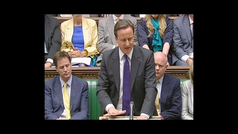 Cameron: Difficile dire no a trattato Ue, ma era l’unica scelta