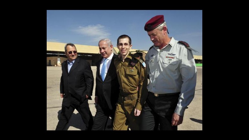 Medioriente, Shalit ringrazia sostenitori: Libero anche grazie a voi