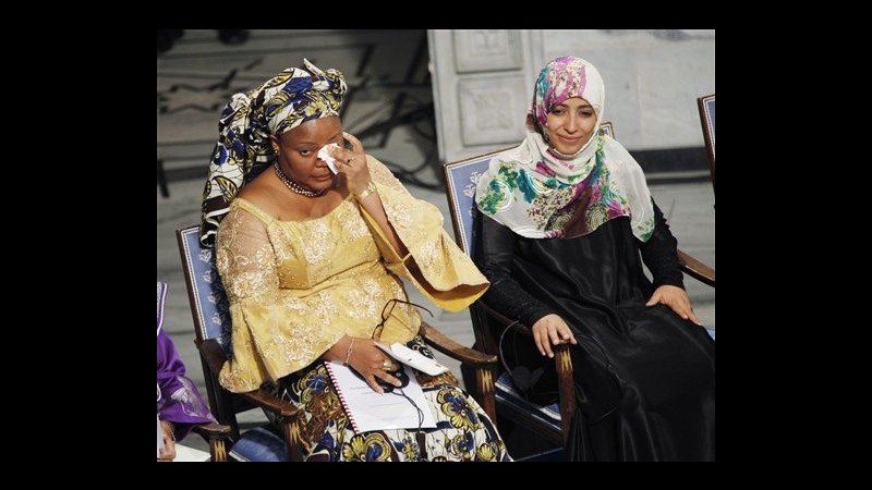 Nobel pace 2011, Gbowee: Trasformare lacrime delle donne in trionfi