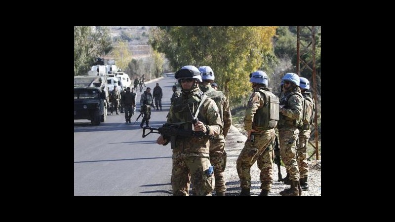 Bomba in Libano contro peacekeeper Onu francesi, 5 feriti