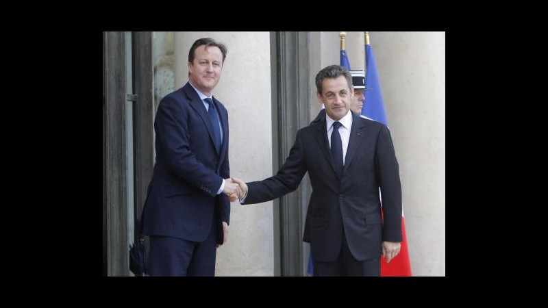 A Bruxelles è scontro Cameron-Sarkozy