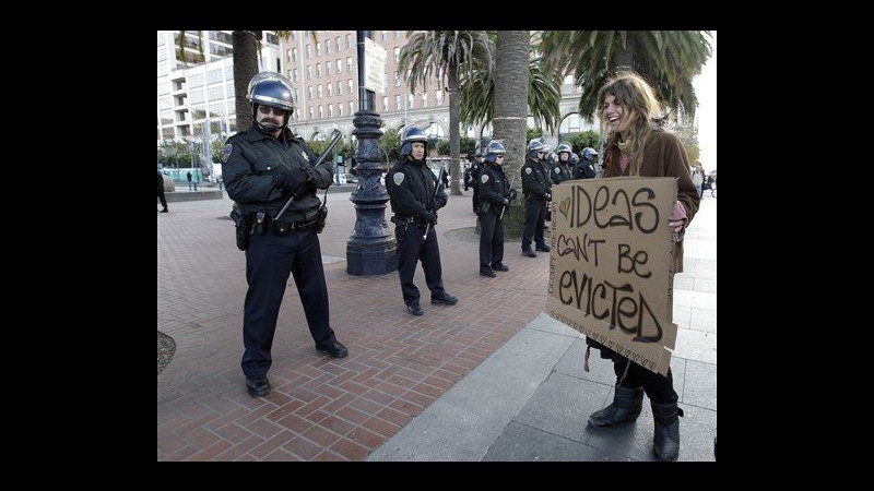 Occupy Wall Street, decine di dimostranti arrestati a Washington