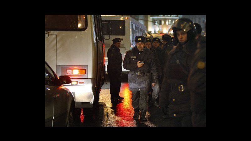 Russia,migliaia di soldati ancora a Mosca dopo proteste postelettorali