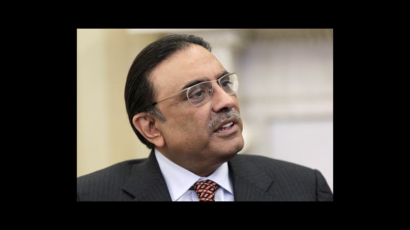 Pakistan, presidente Zardari a Dubai per controlli cardiaci