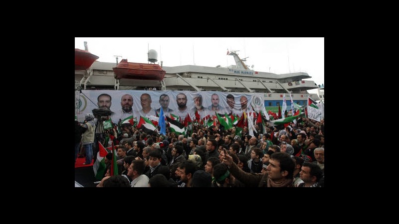 Freedom flotilla, premier Hamas visita nave Mavi Marmara a Istanbul