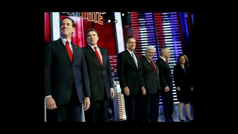 Martedì al via primarie Gop in Iowa: Romney favorito ma molti gli indecisi