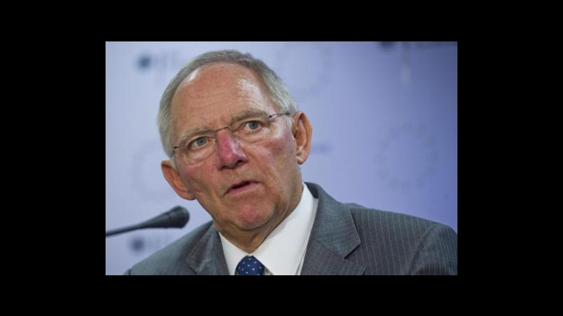 Schaeuble: In 12 mesi eurozona stabile