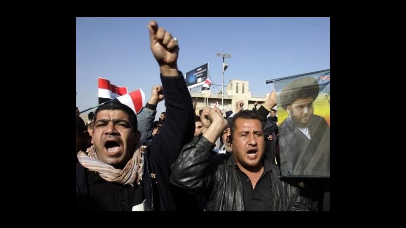 Iraq, al-Sadr lancia inziativa di pace sociale interna dopo ritiro Usa