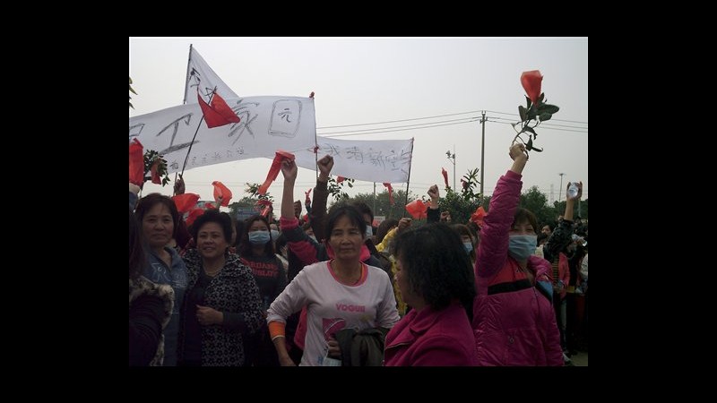 Cina, ad Haimen protesta pacifica contro centrale elettrica