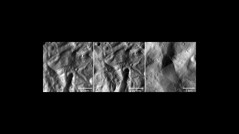 Usa, Nasa pubblica foto dell’asteroide Vesta scattate da sonda Dwan
