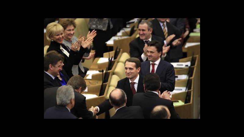 Russia, Sergei Naryshkin eletto nuovo speaker del Parlamento