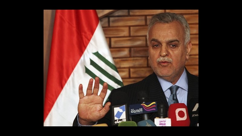 Iraq, premier spinge autorità curde a consegnare vicepresidente