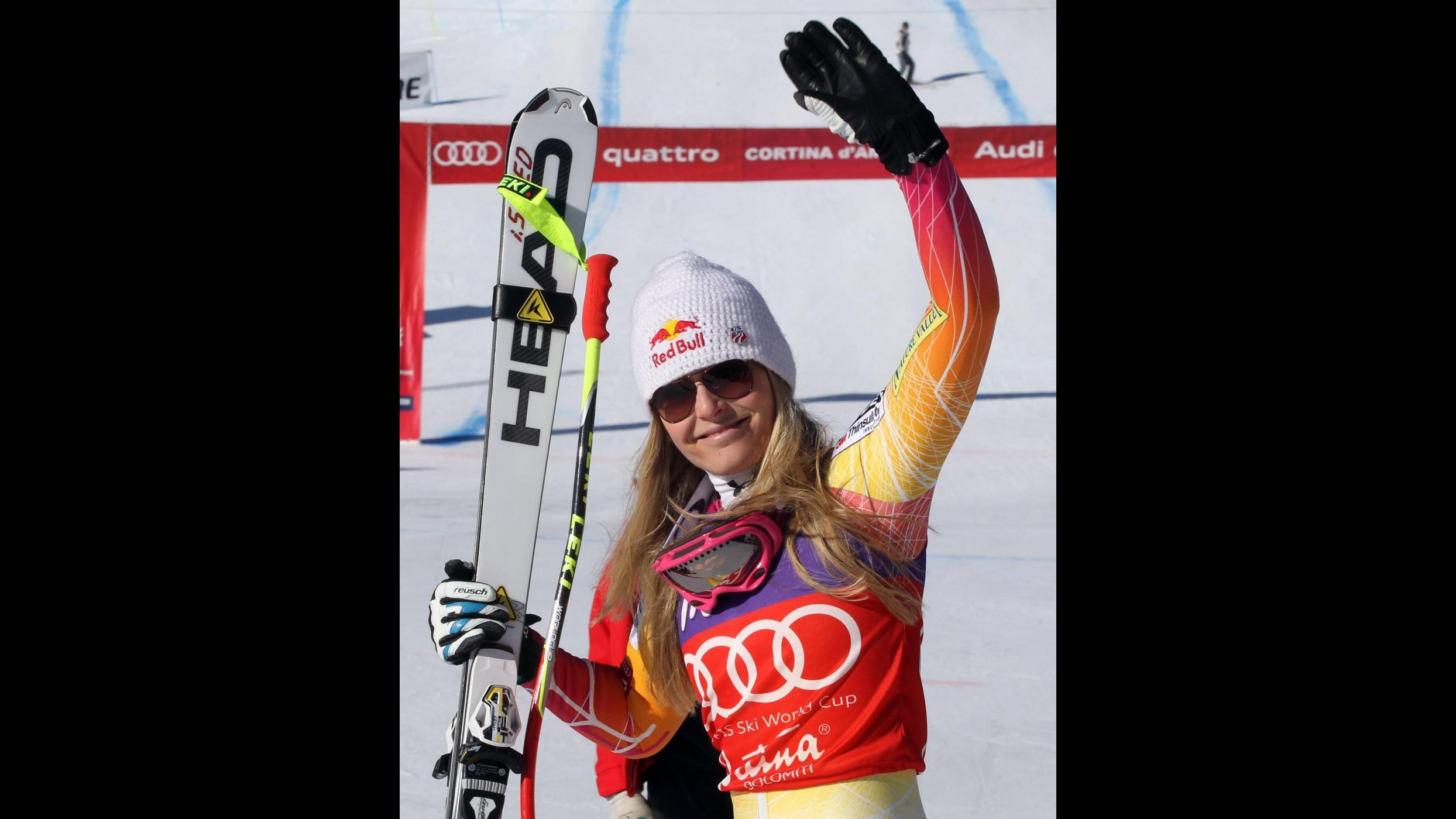 Lindey Vonn domina a Cortina, suo il superG