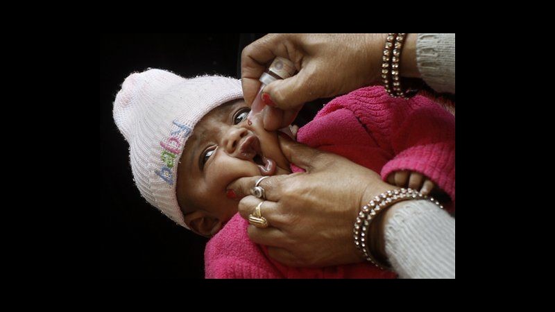 India, oggi primo anniversario da ultimo caso di polio registrato