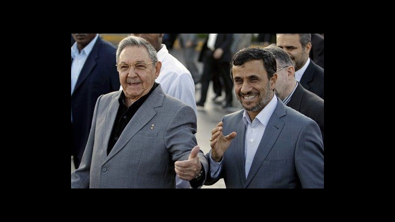 Ahmadinejad: Iran e Cuba Paesi alleati, molte posizioni comuni