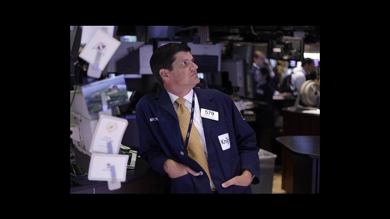 Wall Street gira in negativo, Dow Jones -0,45%