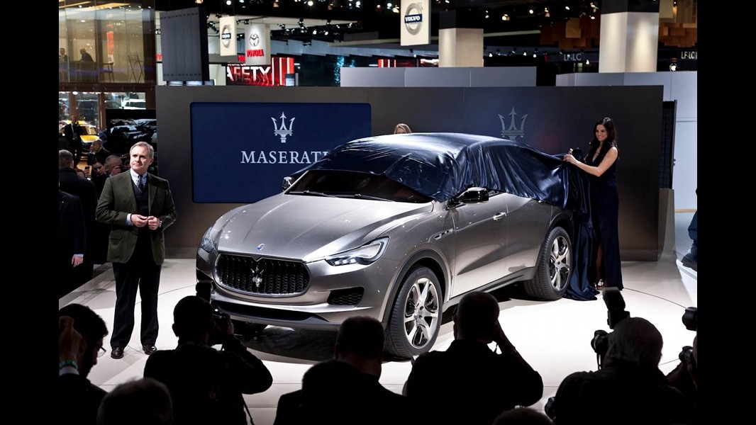 Maserati presenta nuovo suv sportivo al salone auto Nord America 2012