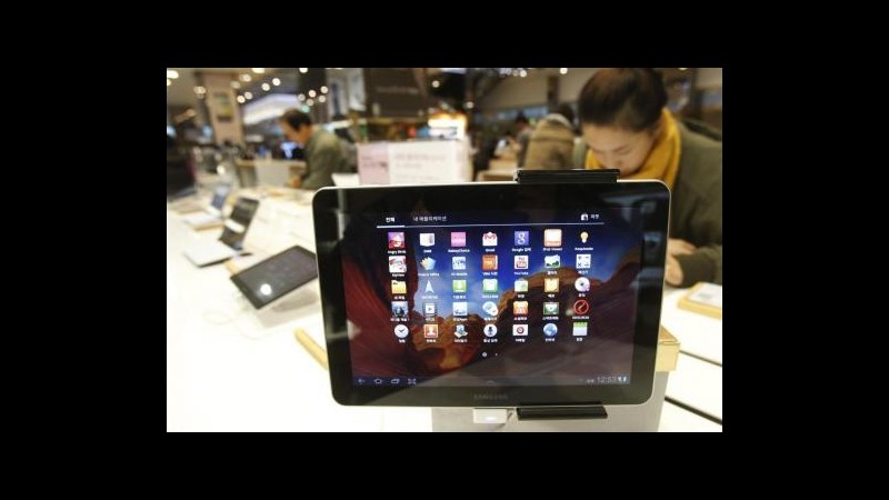 Samsung stima balzo utile del 73% nel IV trimestre