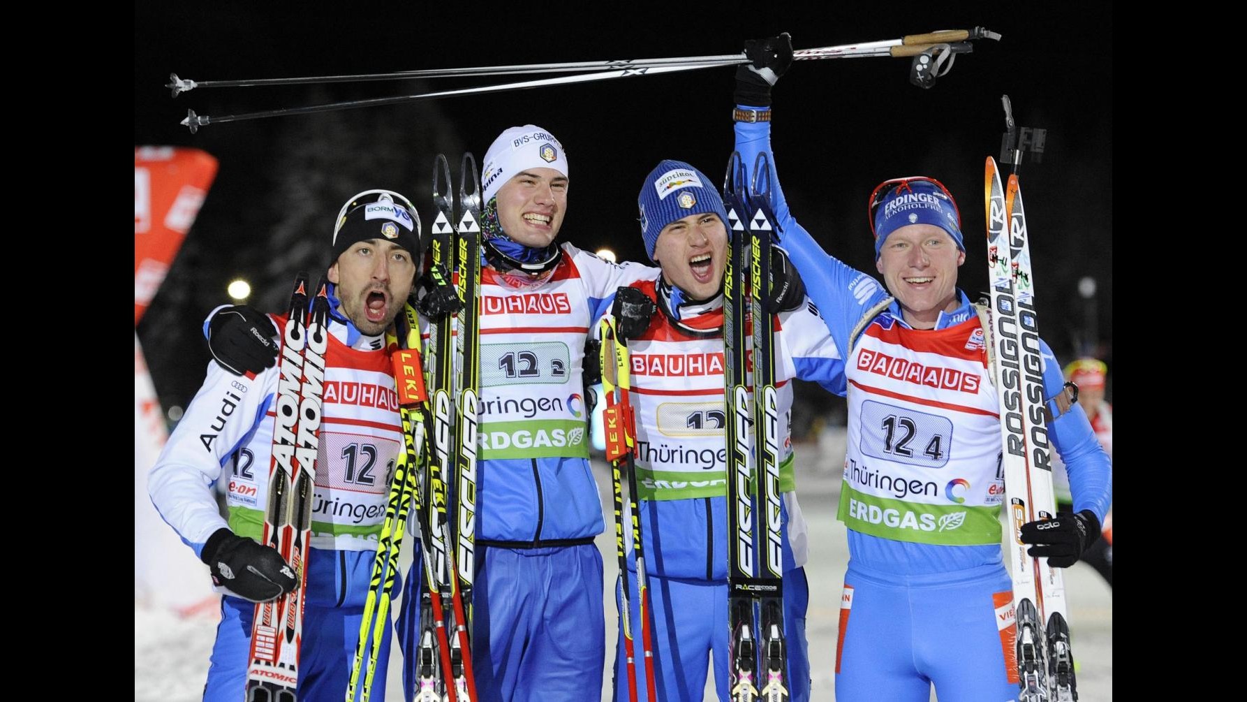 Biathlon, Italia vince staffetta maschile Oberhof. Prima volta da 1994