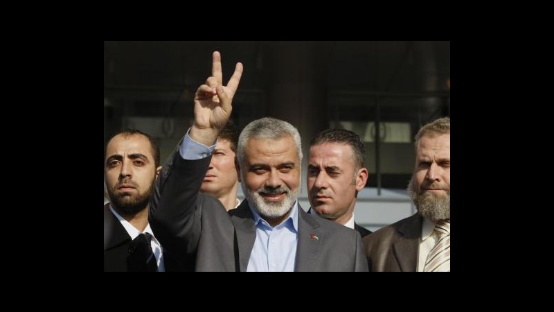 Medioriente, Haniyeh: Colloqui in Giordania inutili, Hamas pessimista
