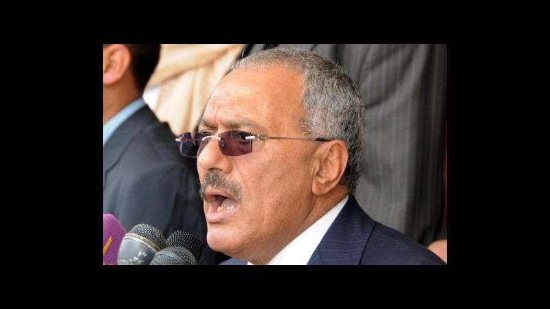 Yemen, Saleh non andrà in Usa per cure mediche