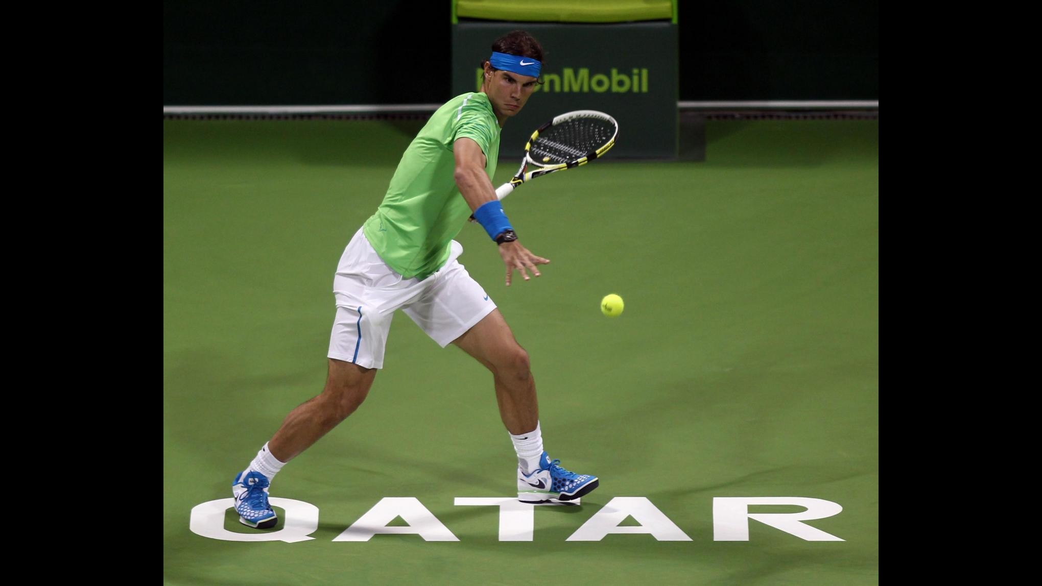 Atp Doha: Nadal fatica ma supera Kohlschreiber. Ok Federer