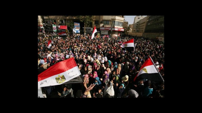Egitto, 100mila persone in piazza Tahrir per anniversario rivoluzione