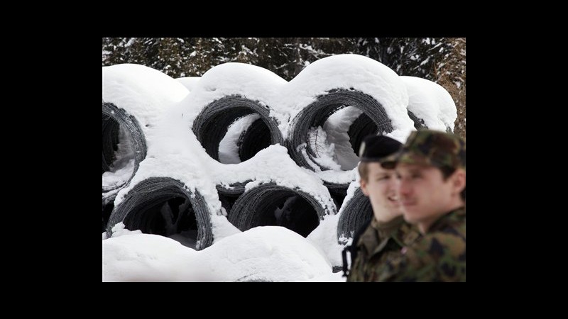 Forum Davos, neve rende difficile allestimento misure di sicurezza