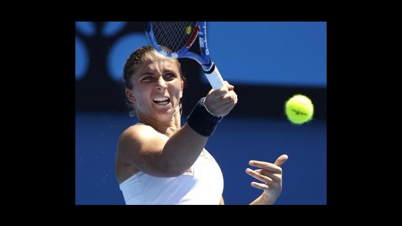 Tennis, Australian Open: Attesa per la Errani, domani ai quarti finale