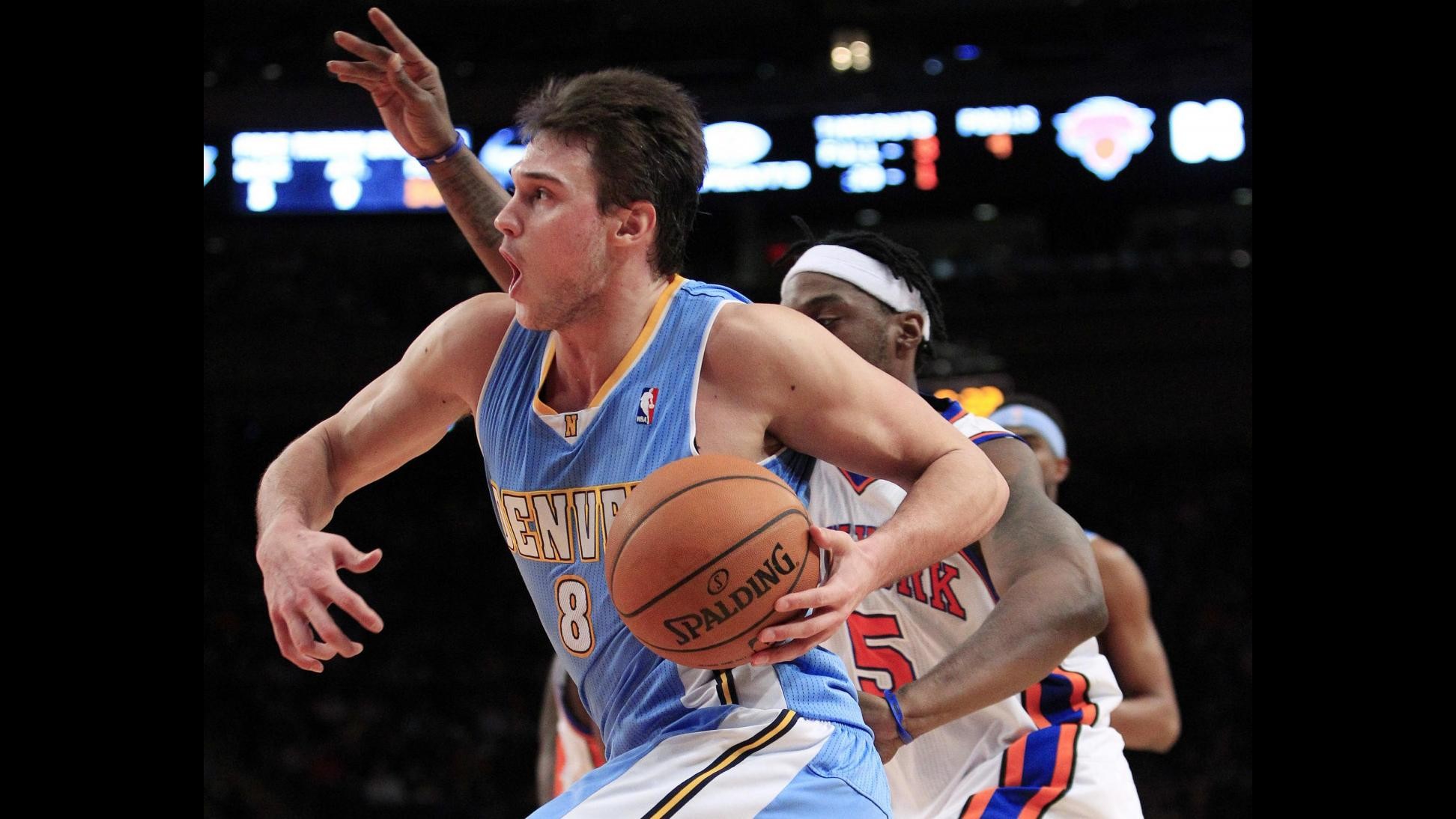 Gallinari re al Madison Square Garden, Denver espugna New York