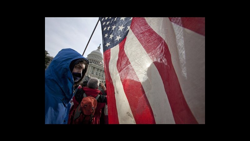 Occupy Wall Street, 4 arresti in proteste davanti a Congresso Usa