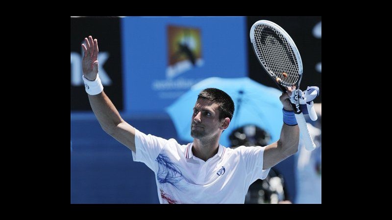 Australian Open: Bene Djokovic e Sharapova. Italiani a picco