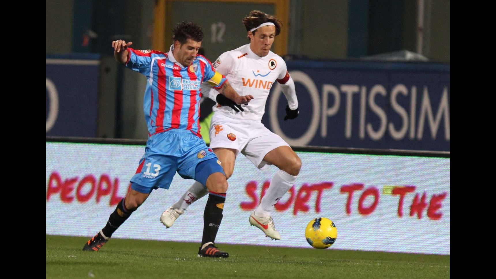 Catania-Roma, nessuna rete negli ultimi 25 minuti: è 1-1