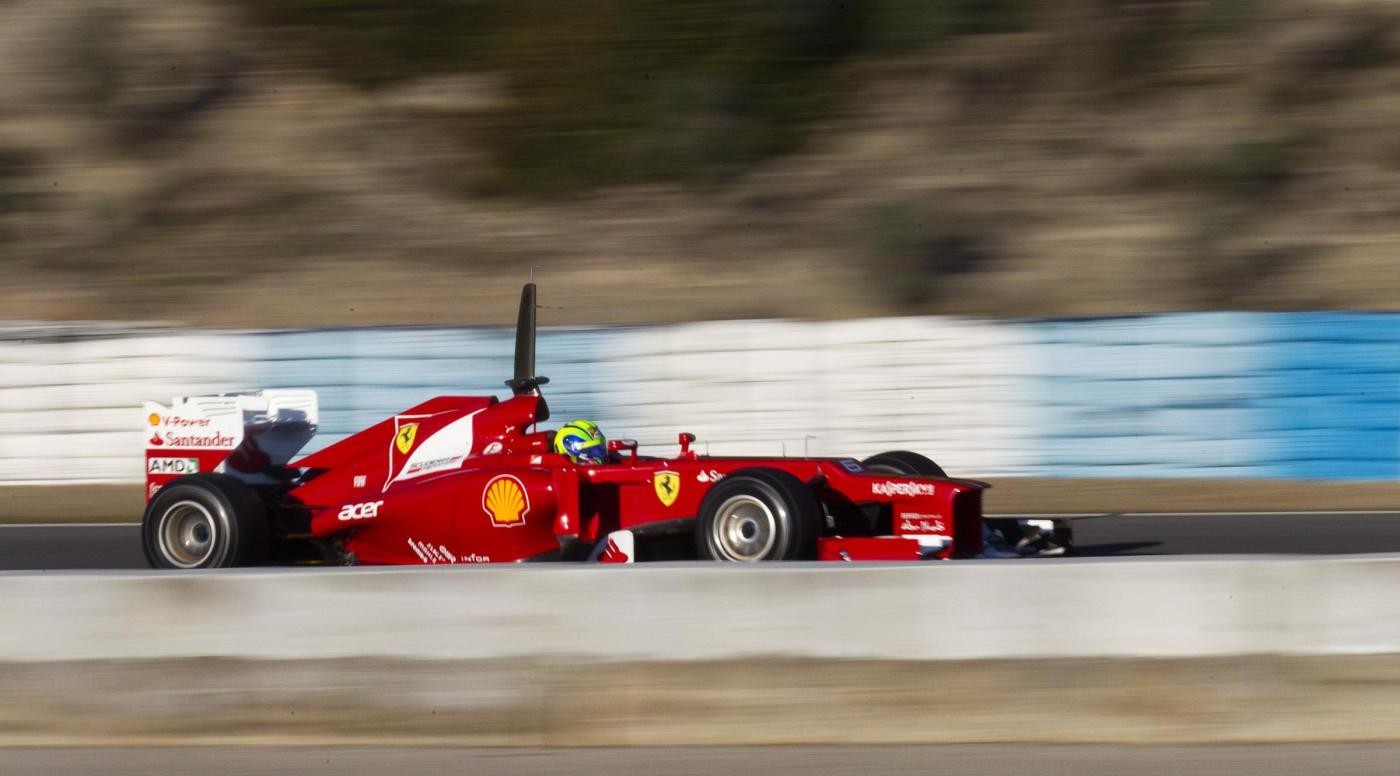 Test Jerez: Schumi leader, 95 giri per Massa. Domani c’è Alonso