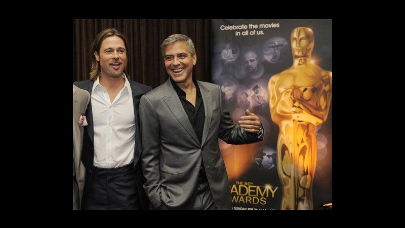George Clooney, Brad Pitt e altri insieme per pranzo degli Oscar