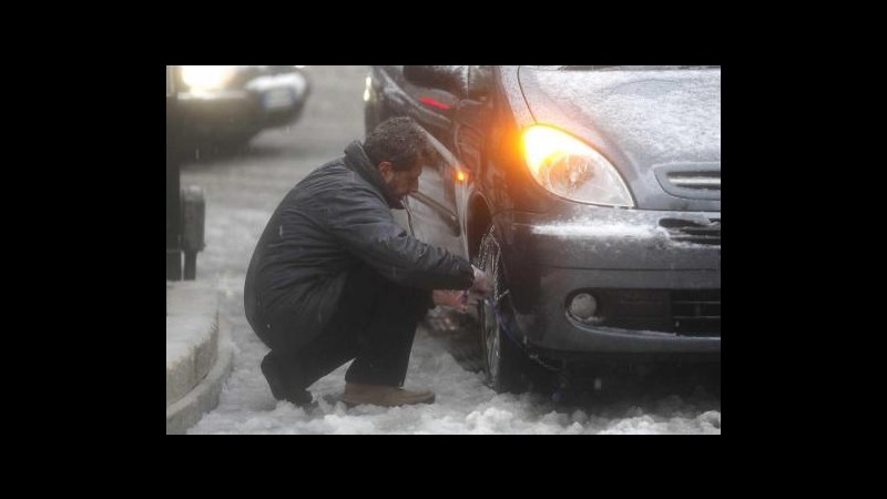 Maltempo, neve da nord a sud su autostrade A1, A13, A22, A23, A24, A14