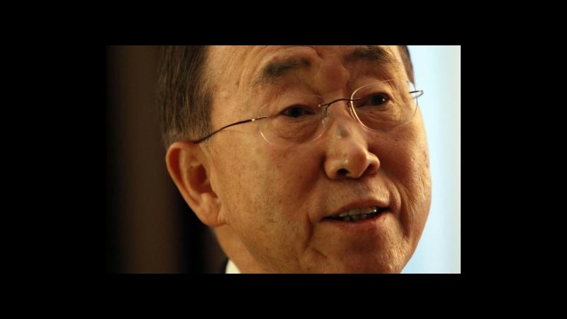 Siria, Ban Ki-moon: Mancanza risoluzione non è permesso a violenze