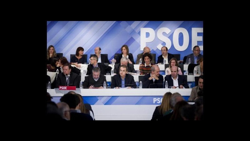 Spagna, congresso Psoe a Siviglia per eleggere successore Zapatero