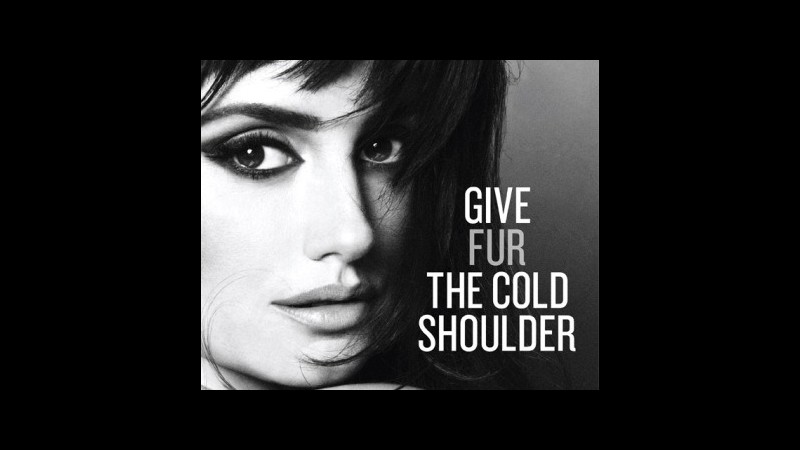 Penelope Cruz si batte con la Peta contro l’uso della pelliccia