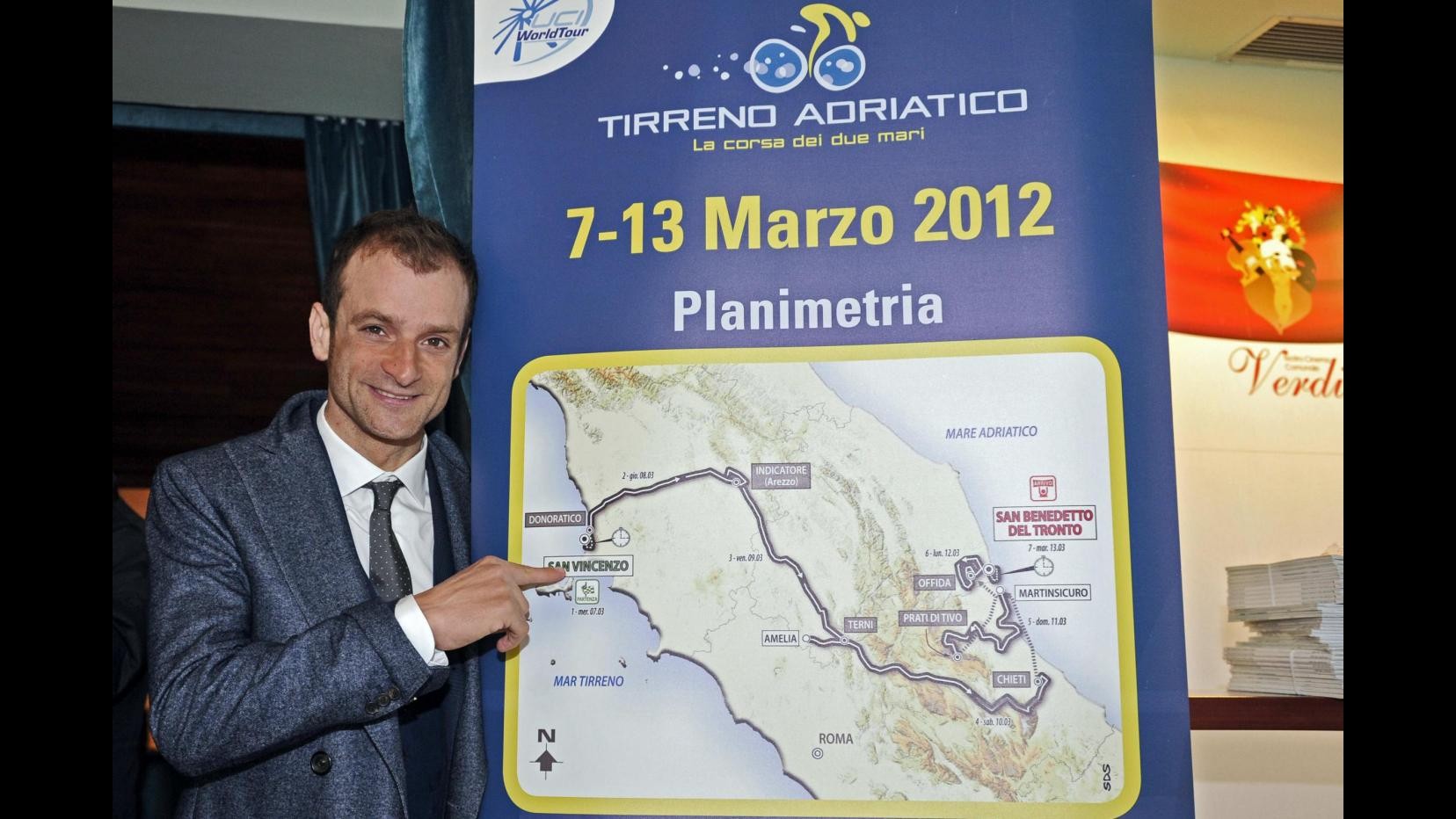 Ciclismo, presentata l’edizione 2012 della Tirreno-Adriatico