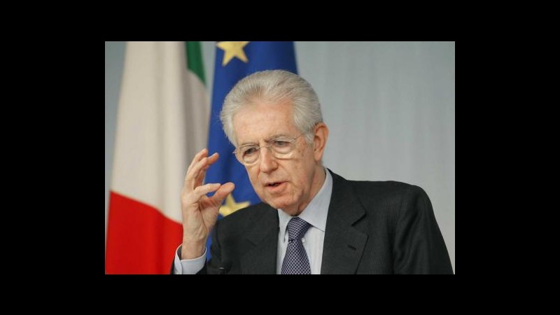 Monti: Molto soddisfatti dal vertice Ue
