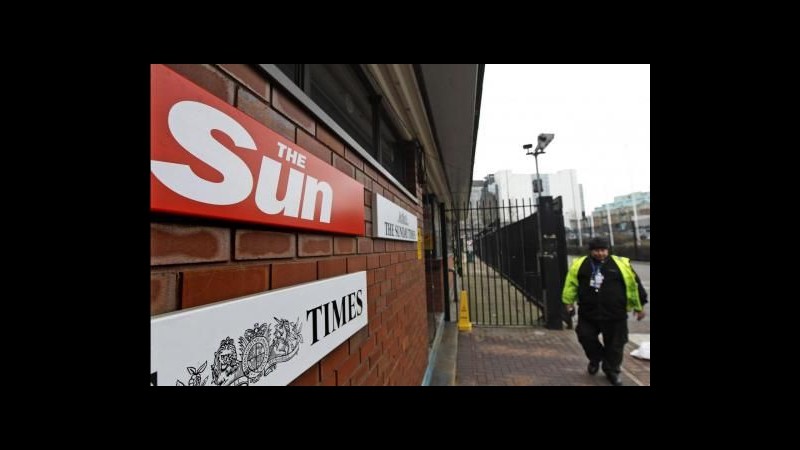 Intercettazioni Gb, domenica prossima primo numero di The Sun on Sunday