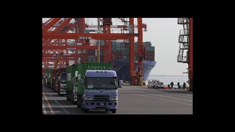 Giappone, record deficit commerciale a 1,48 trilioni yen
