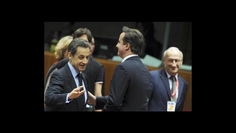 Francia, oggi incontro Sarkozy-Cameron per accordi energia atomica
