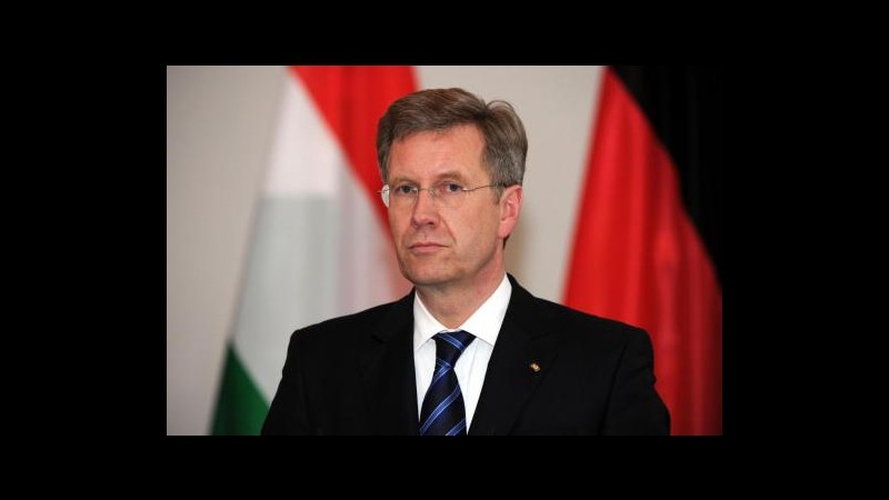 Germania, presidente Wulff si dimette