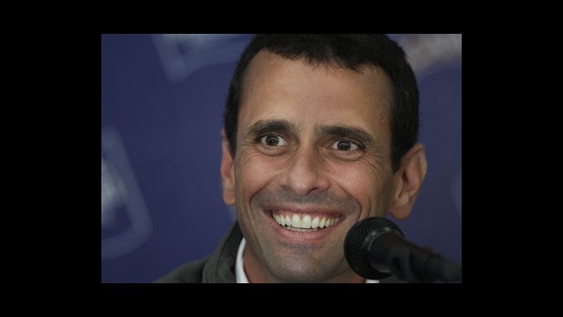 Venezuela, candidato presidenza Capriles: Elezioni siano equilibrate