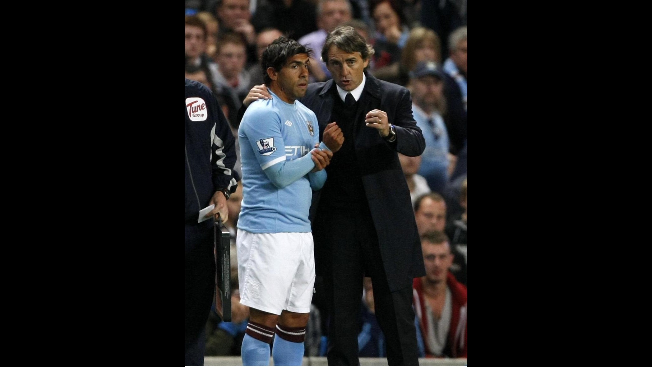 Mancini: Tevez in campo? Dipende solo da lui. Juve favorita in Italia