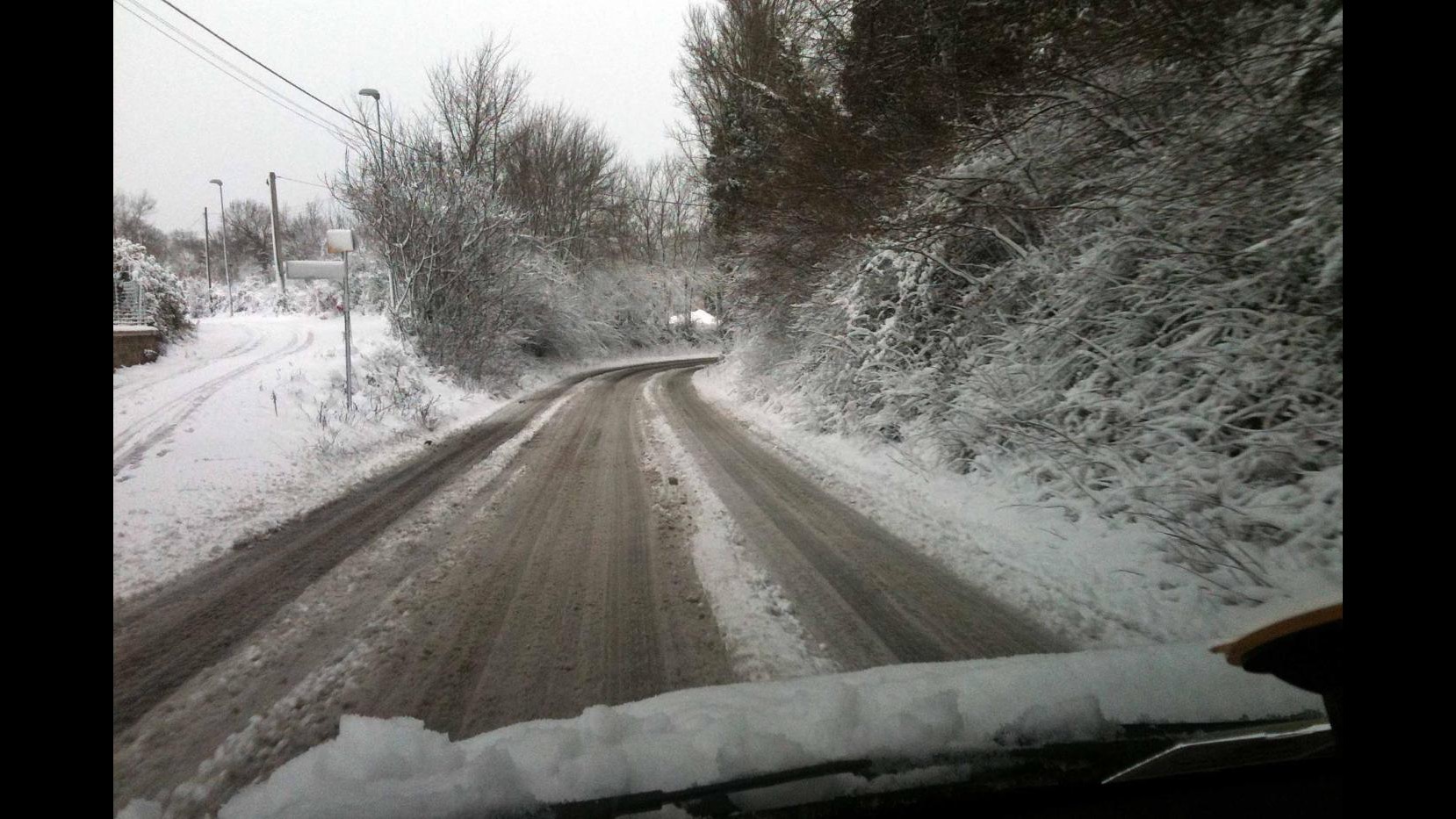Maltempo, sconsigliato mettersi in viaggio