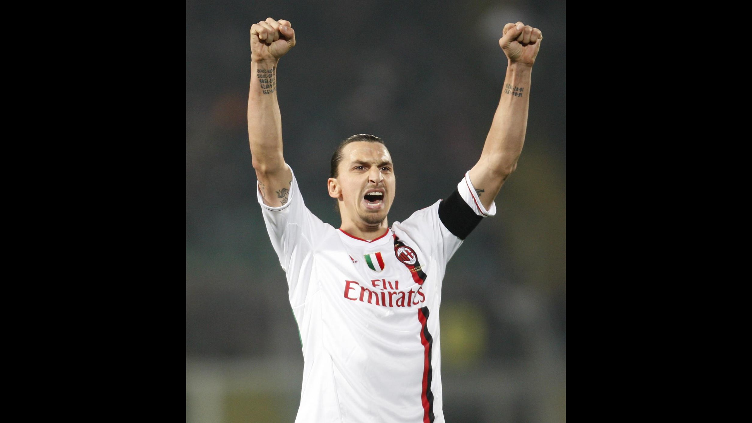 Milan cala il poker a Palermo, tripletta Ibrahimovic